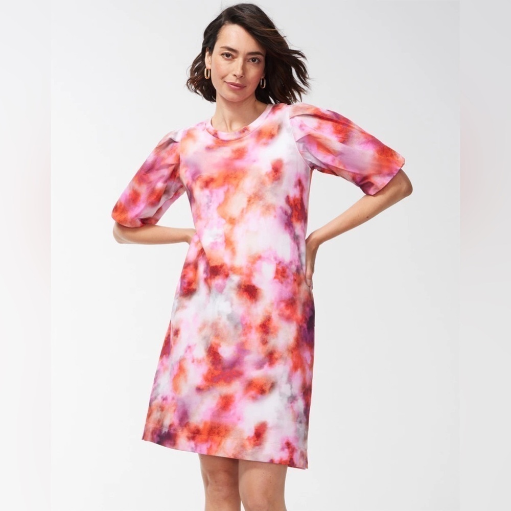 CHICO’S | Tie-Dye Sweatshirt Dress